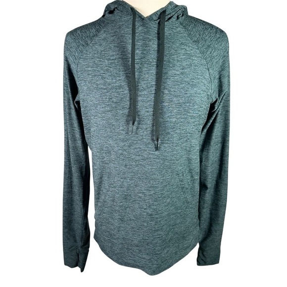 Outdoor‎ Voices Hoodie Women's Medium M Blue Green Pullover Activewear Athletic - Picture 1 of 14